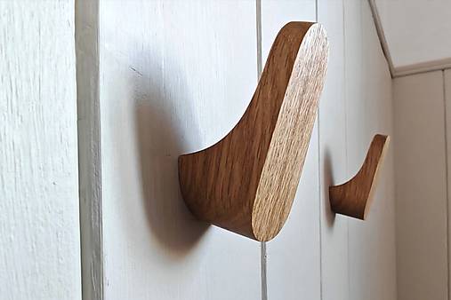 Nástenný vešiak LUXmalý drevo dub