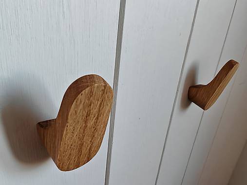 Nástenný vešiak LUXmalý drevo dub