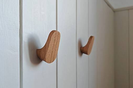 Nástenný vešiak LUXmalý drevo dub