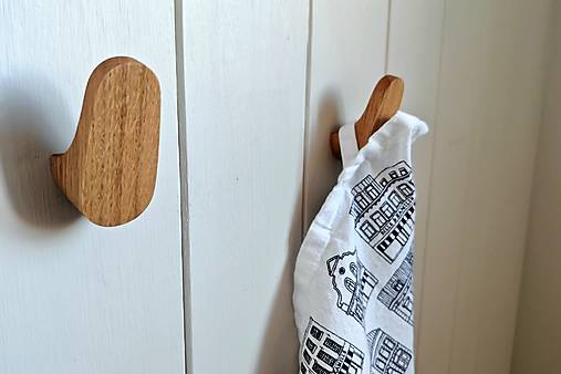 Nástenný vešiak LUXmalý drevo dub