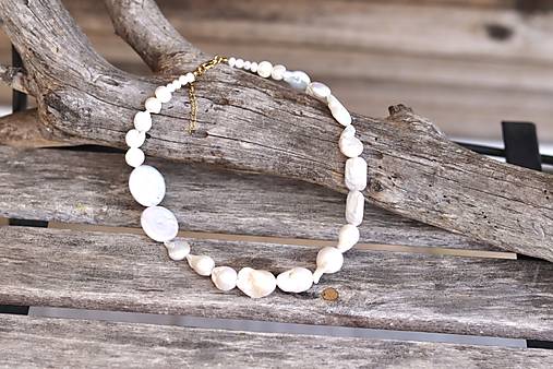 Perlový náhrdelník mix