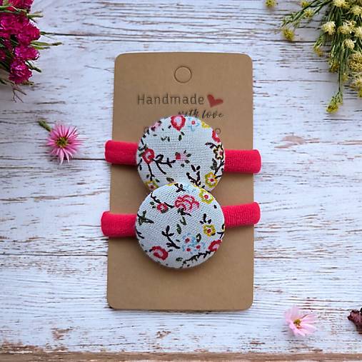 Ozdoby do vlasov - Sada gumičiek do vlasov - 2 ks - 18104609_