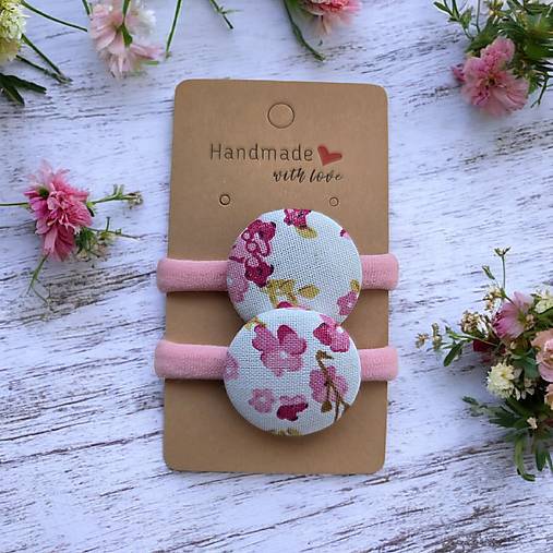 Ozdoby do vlasov - Sada gumičiek do vlasov - 2 ks - 18104664_