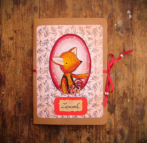 Papiernictvo - zápisník + nálepky: PUPY a muchotrávky - 18107258_