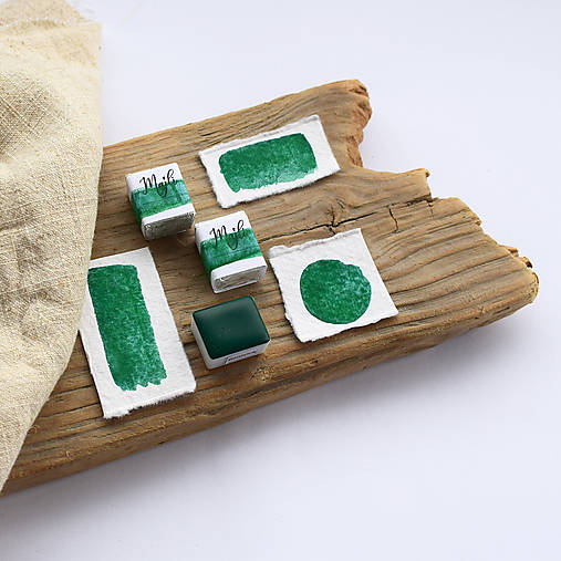 Farby-laky - Borovica- Ručne vyrobená akvarelová farba - 18107833_