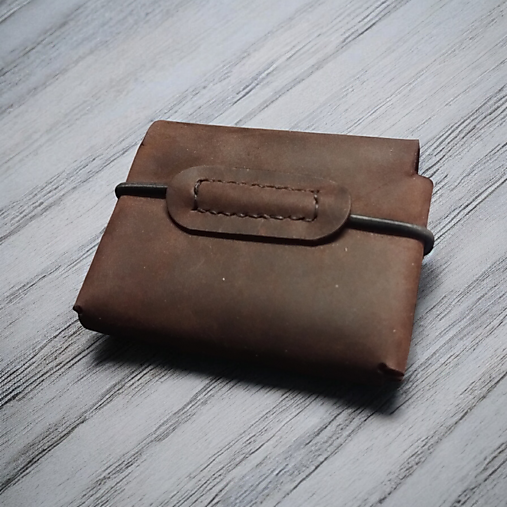 Kožená mini peňaženka