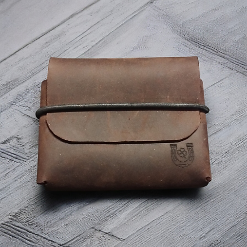 Kožená mini peňaženka