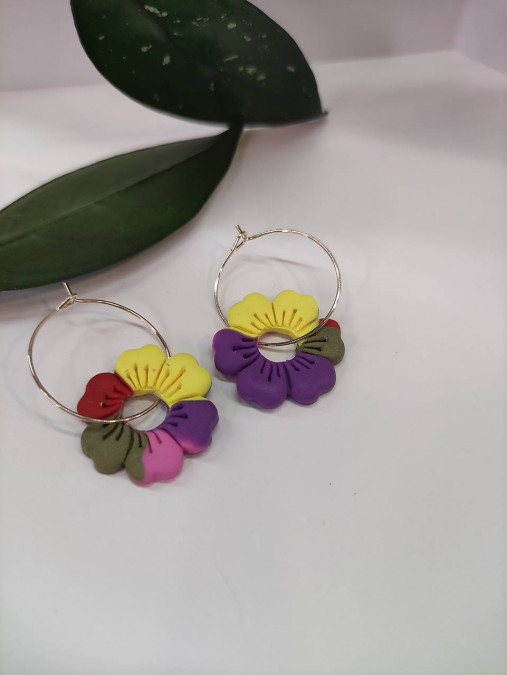 Náušnice kvietok