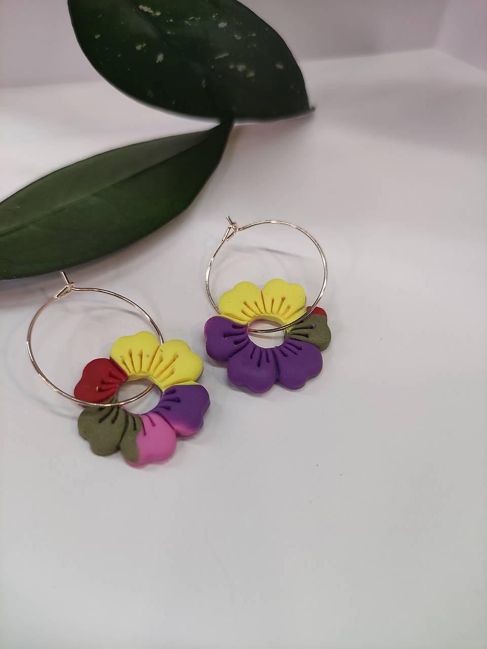 Náušnice kvietok