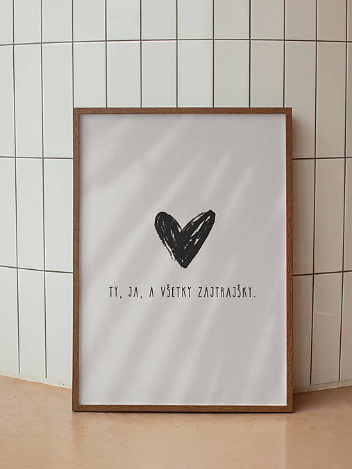 Obrazy - Ja & ty - print - 18108743_