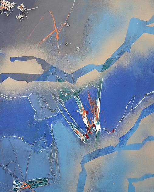 Obrazy - V MODREJ KRAJINE - 18107759_