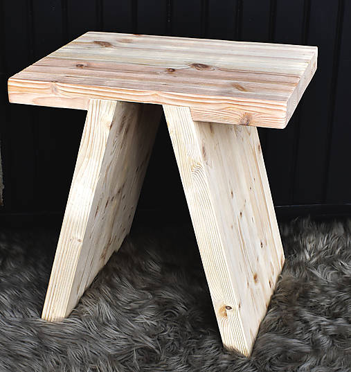 Nábytok - Drevená dizajnová stolička - 18107486_