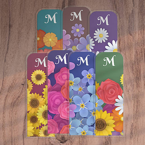 Papiernictvo - Floral gentle - záložka do knihy - 18107288_