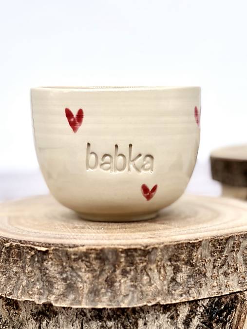 Love - pohárik lungo babka (150ml, bez uška)