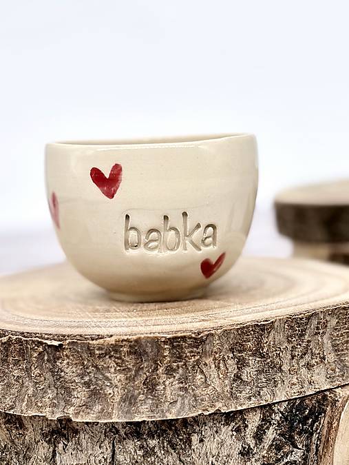 Love - pohárik espresso babka (100ml, bez uška)