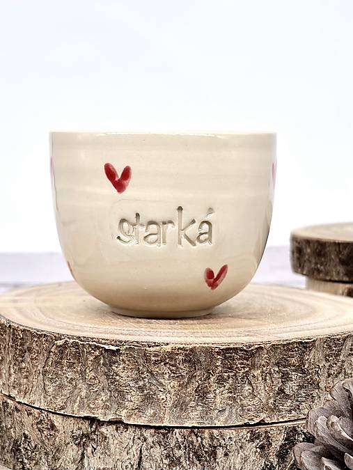 Love - pohárik lungo starká (150ml, bez uška)