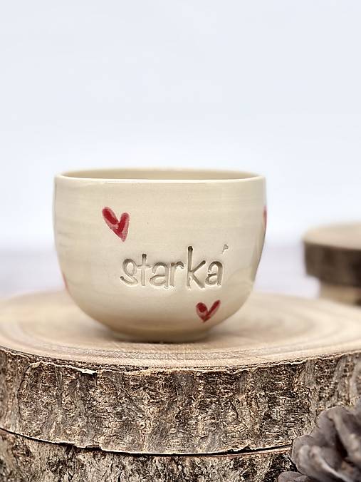 Love - pohárik espresso starký (100ml, bez uška)