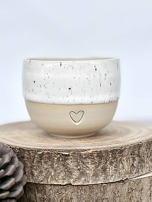 Stracciatella - pohárik lungo so srdiečkom (150ml, bez uška)