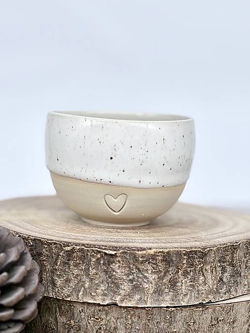 Stracciatella - pohárik espresso so srdiečkom (100ml, bez uška)