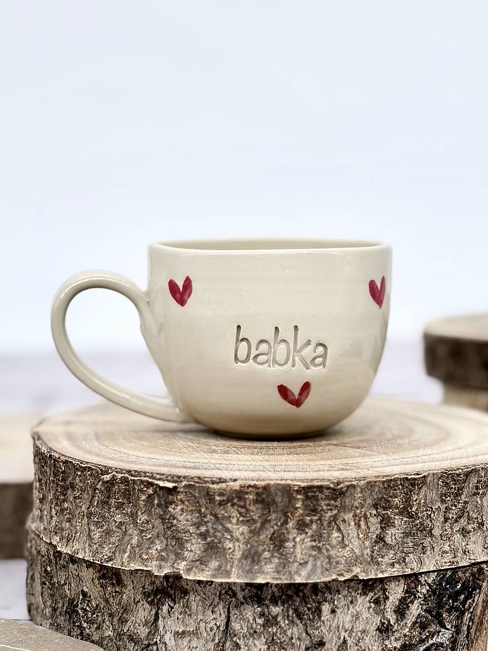 Love - šálka espresso babka (100ml, s uškom)