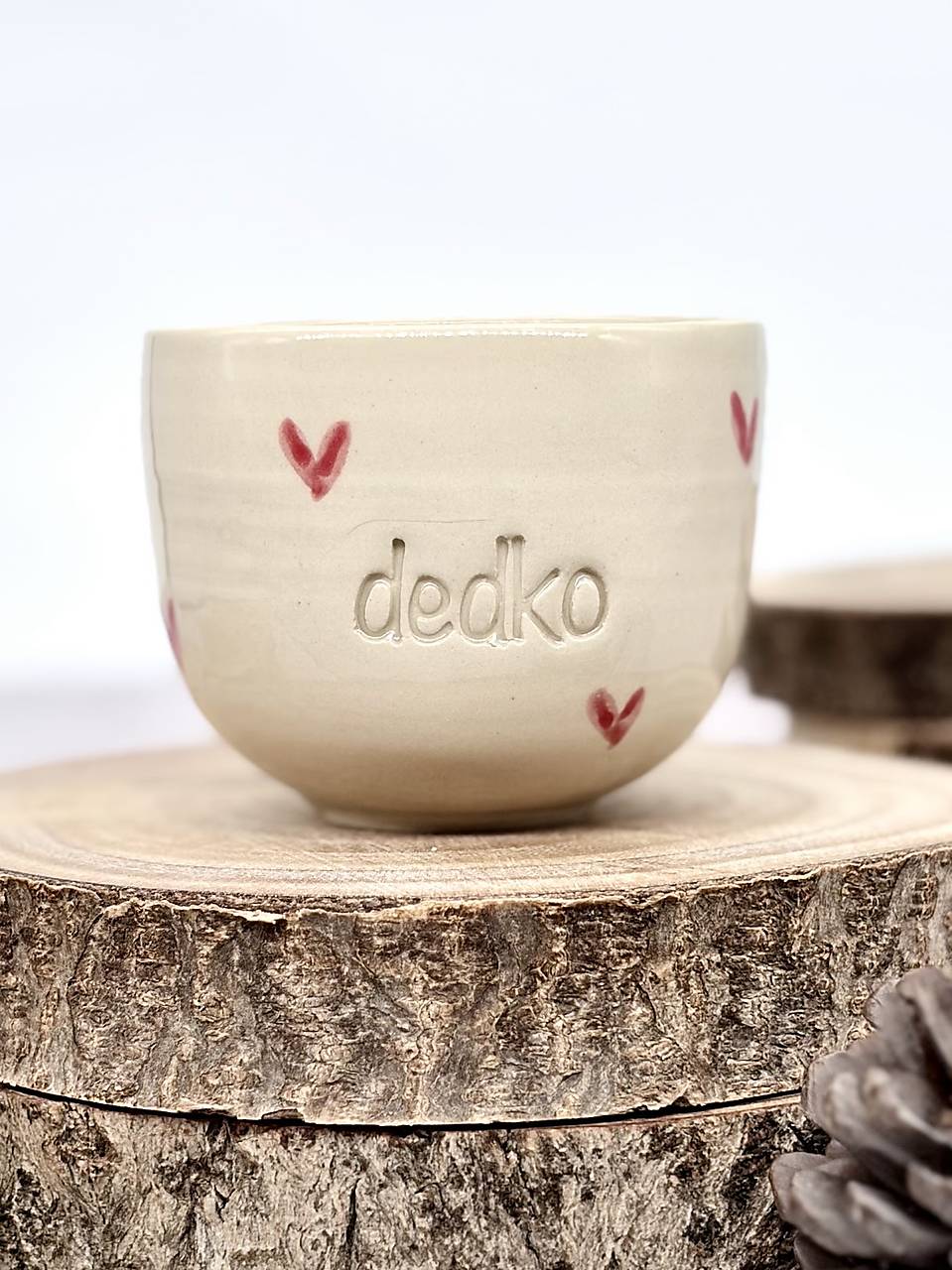 Love - pohárik lungo dedko (150ml, bez uška)