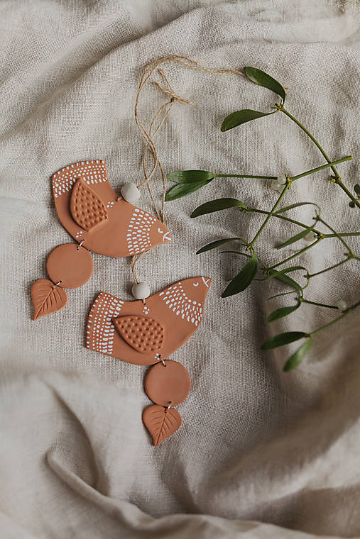 Dekorácie - Vtáčik na zavesenie - 18109297_