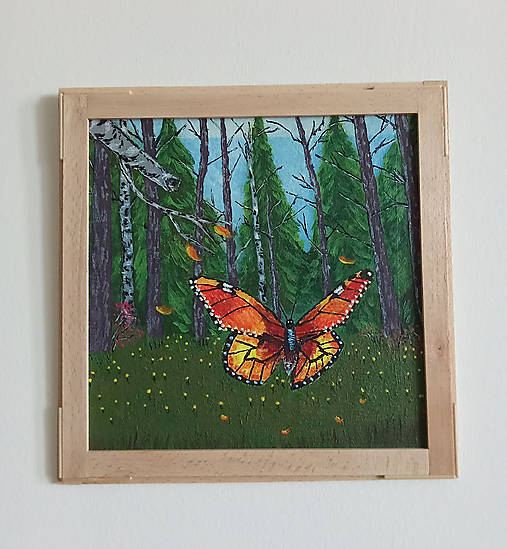 Obrazy - Jesenný let - 18109600_