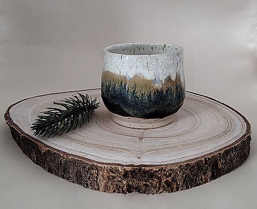 Nádoby - Keramický hrnček "chladné ráno" - 18109116_