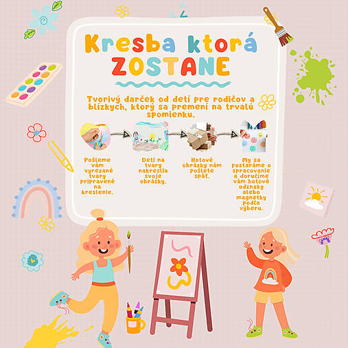 Kresba, ktorá zostane – tvorivý projekt pre školy a škôlky