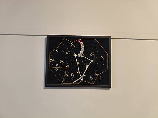 Obrazy - Industriálna Geometria – Upcyklované 3D Panno - 18109865_