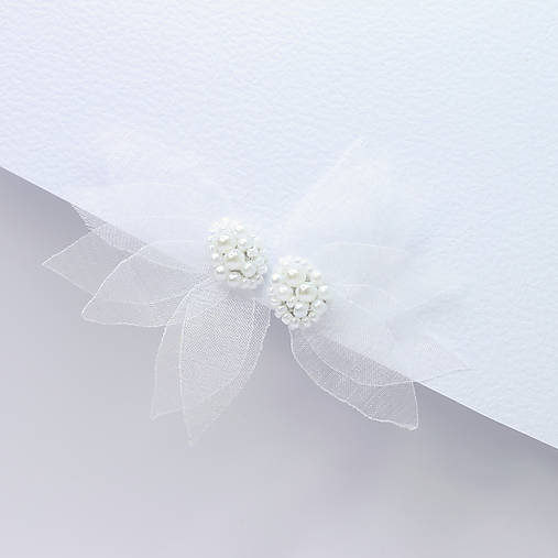 s v a d b a _ organzové náušnice