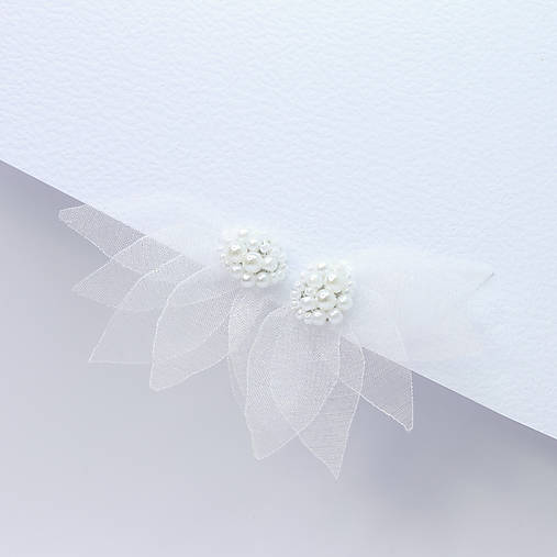 s v a d b a _ organzové náušnice