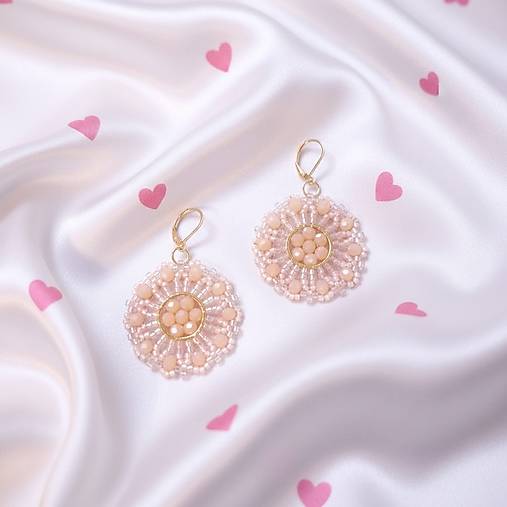 Náušnice - Korálkové náušnice AMARA - 18113308_