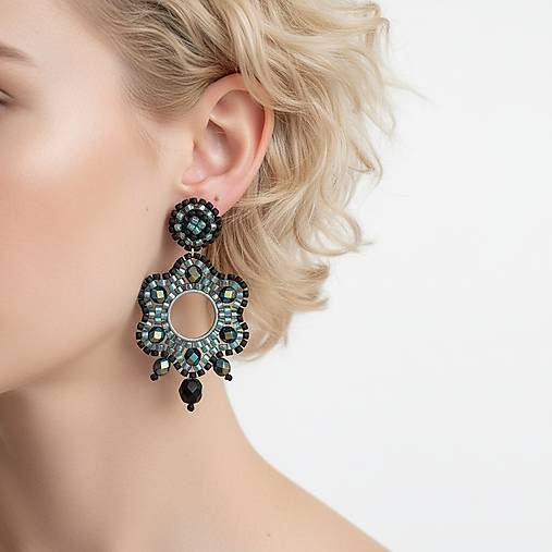 Náušnice - Korálková náušnice SERAPHINA - 18113351_