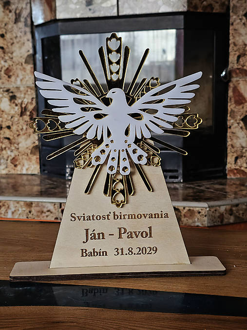 Dekorácie - Pamiatka na birmovku - 18112731_