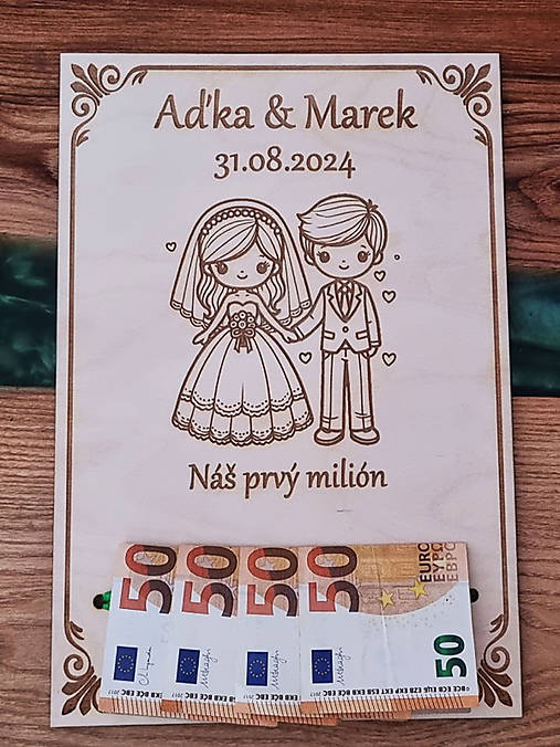 Dekorácie - Dar pre svadobčanov - 18112753_