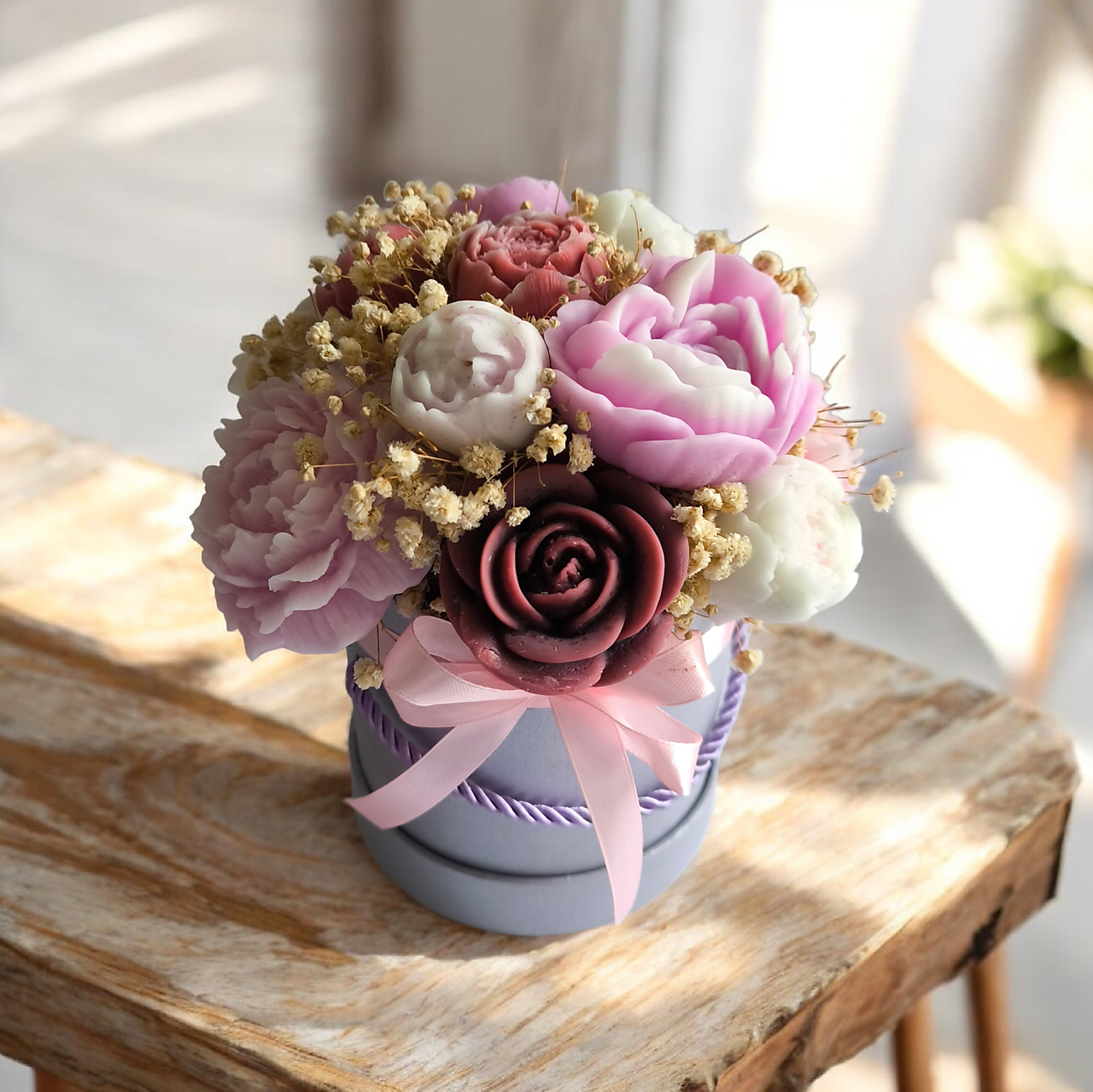 Vosková sójová kytica