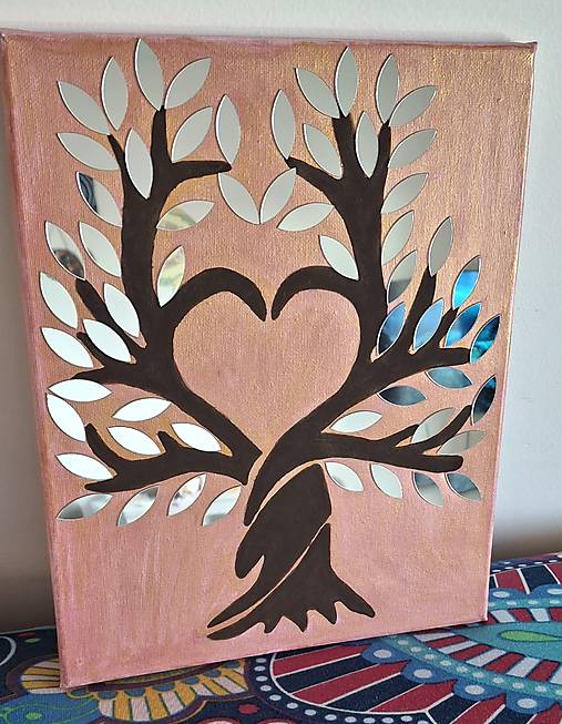 Obrazy - Zrkadlový strom. - 18112779_