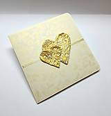 Papiernictvo - Blahoželanie svadobné ... dve srdcia - 18114997_
