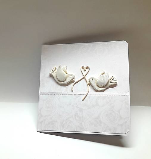 Papiernictvo - Blahoželanie svadobné ... holubice - 18115022_