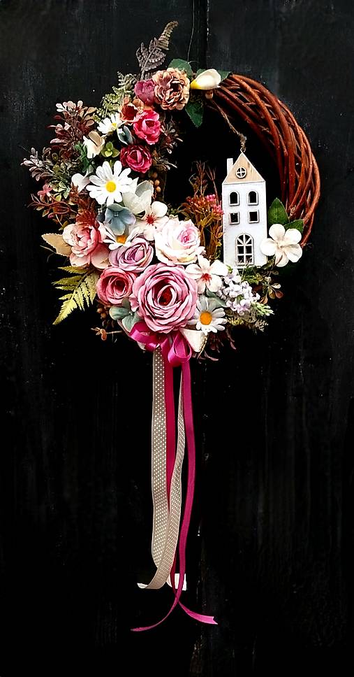 Dekorácie - Veniec na zavesenie - 18114931_