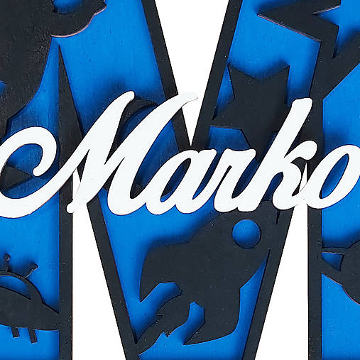 Písmeno s menom - vesmír galaxia