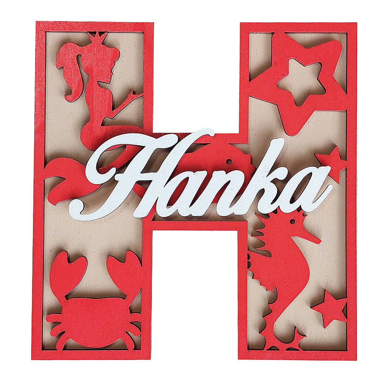 Písmeno s menom - morská panna