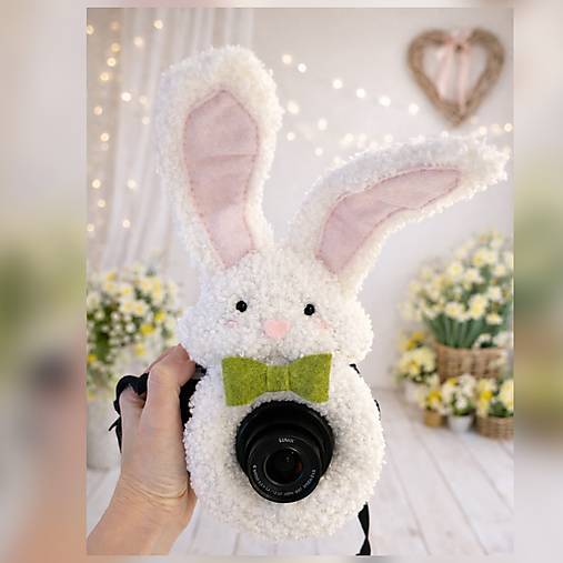 Iné doplnky - Zajačik pomôcka pre fotografa - 18115297_