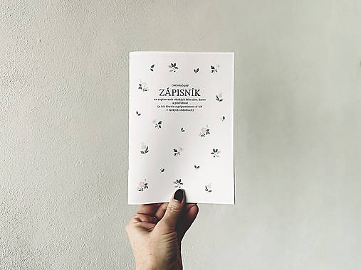 tvoje slovo // kvetinový zápisník