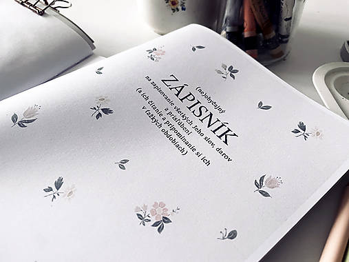 tvoje slovo // kvetinový zápisník