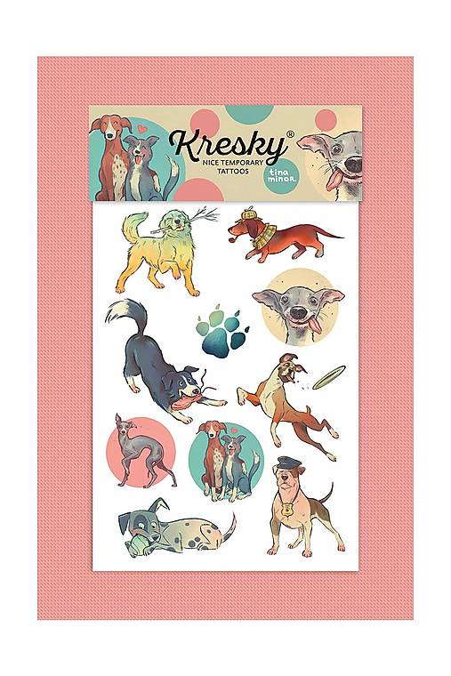 Dočasné tetovačky Kresky
