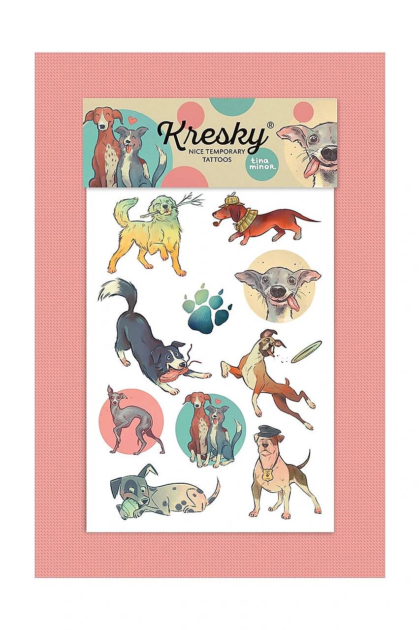 Dočasné tetovačky Kresky (Psíky)