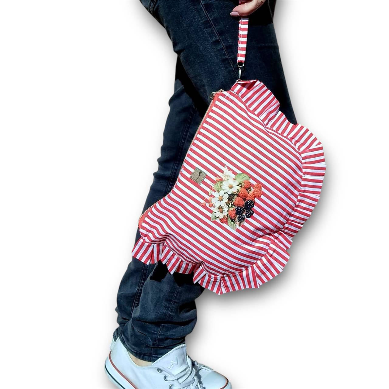 Kabelka do ruky Jahodová