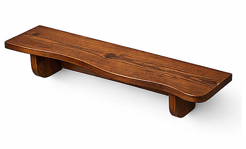 Nábytok - Jednoduchá vyrezávaná polica - 18115035_